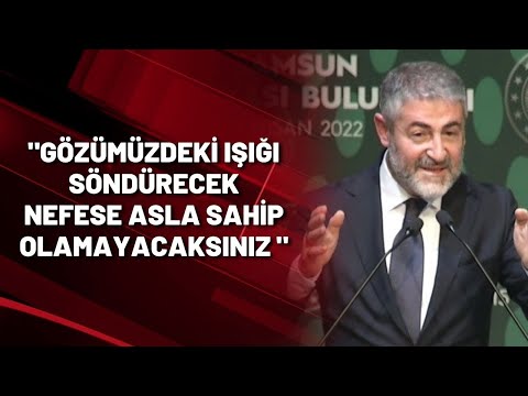 Bakan Nebati'nin gözleri hala ışıltılı...