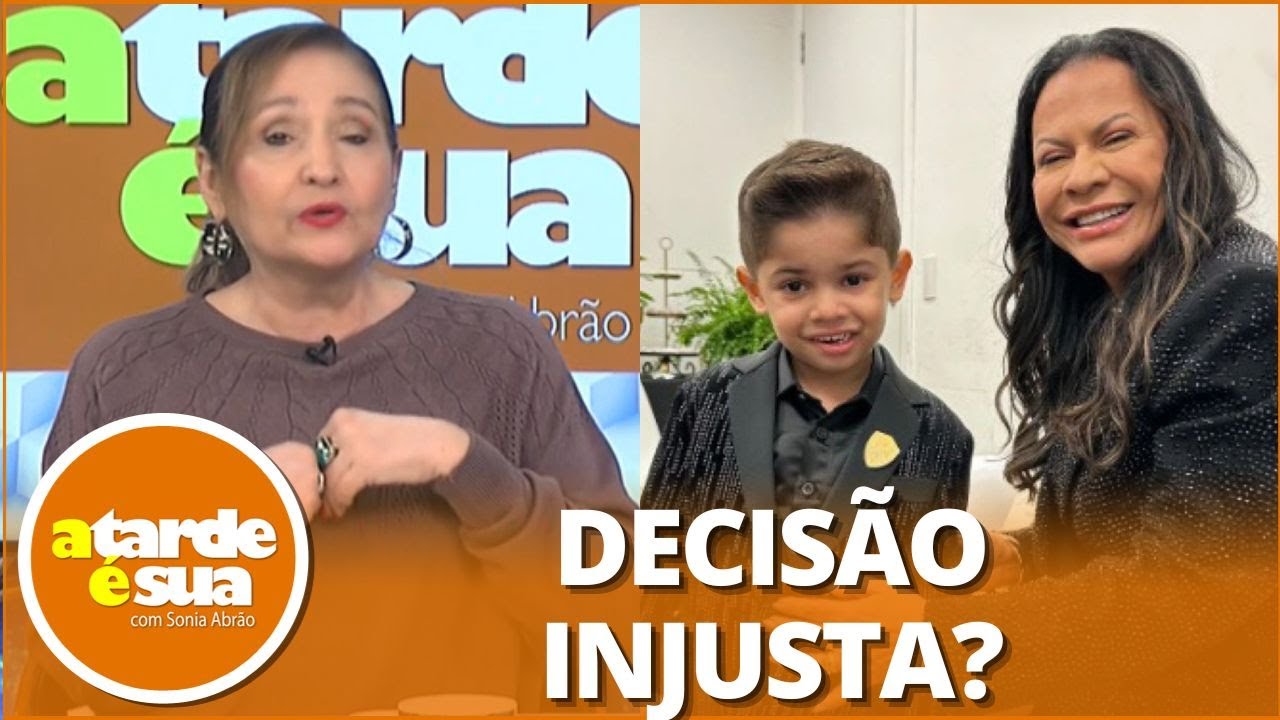 “Ele devia ficar com a avó”, diz Sonia Abrão após decisão que deu guarda a Murilo Huff