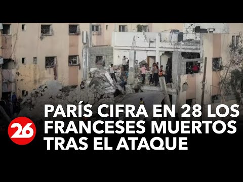 París cifra en 28 los franceses muertos tras el ataque de Hamas