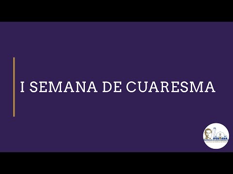 Eucaristía del jueves de la I semana de Cuaresma.