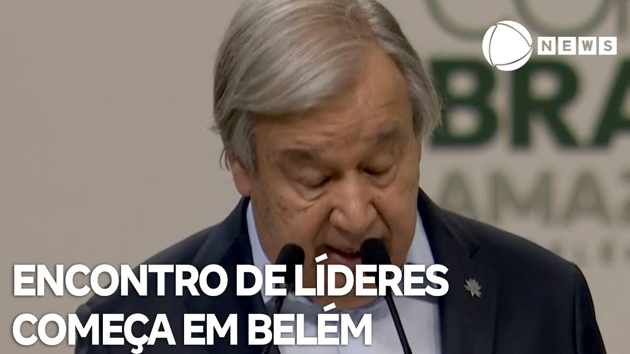Encontro de líderes começa em Belém TV Online Encontro de líderes começa em Belém