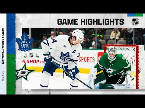 Maple Leafs @ Stars 12/6 | NHL Highlights 2022