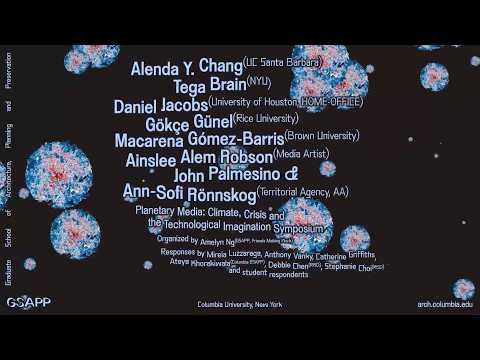 Planetary Media Symposium - Afternoon Session