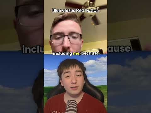 red or blue button