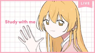 【 Study with me 】1.5h☕ いっしょに勉強&作業【 にじさんじ / 家長むぎ 】