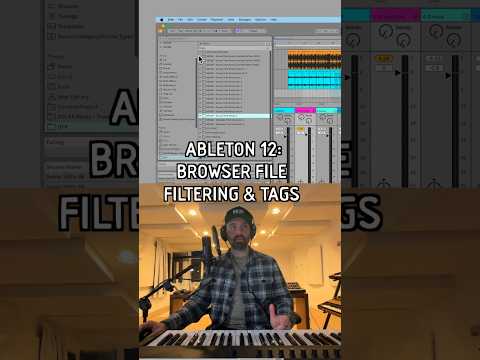 Ableton Live 12: Browser File Filtering & Tags #shorts