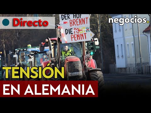 DIRECTO | Vuelve la tensión a Berlín: las manifestaciones de agricultores por recortes en Alemania