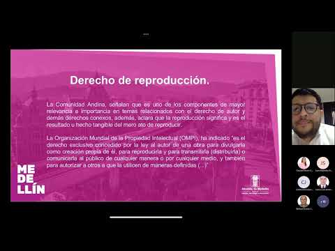 Cátedra jurídica 14 - Derecho de reproducción y comunicación - Alcaldía de Medellín