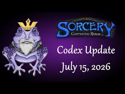 Thumbnail for July 15, 2026 Sorcery Codex Update - Lord of Lies, Plague of Frogs, and Mirage Take A Hit