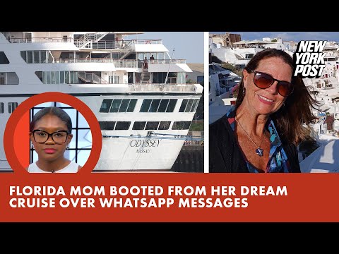 Florida mom booted from her dream, 3-year cruise over WhatsApp messages