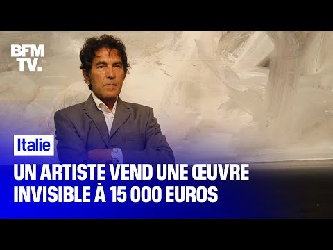 En Italie, un artiste a vendu une sculpture invisible pour 15 000 euros