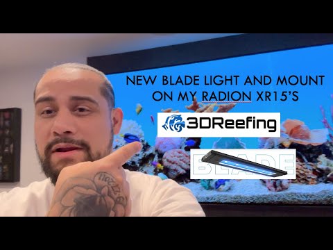 New AI Blade Blue Mounted on my Radion XR15's! Inn Check out the new light and mounts I found for it!

I am not sponsored by any company below or in th