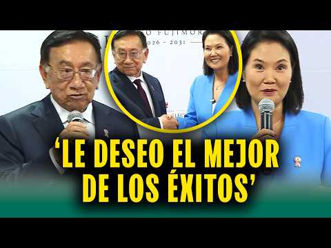 'Me ha dado varios consejos':  Balcázar invita formalmente a Keiko Fujimori a Palacio de Gobierno