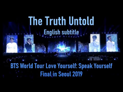 15. The Truth Untold @ BTS Tour LY: Speak Yourself Final Seoul 2019 [ENG SUB] [Full HD]