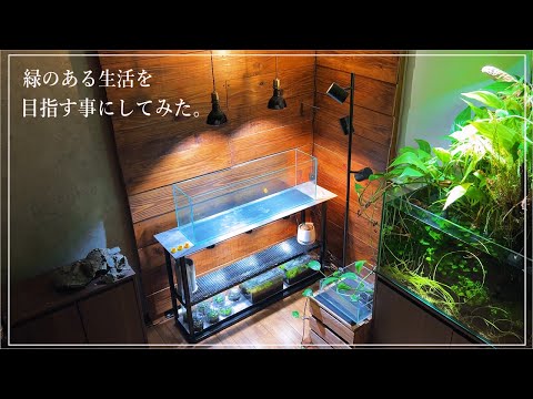 自分だけの水槽台で新アクアライフ