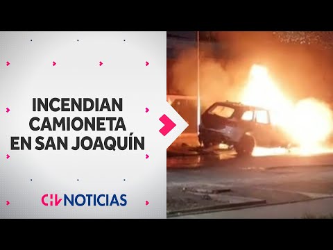 CON PÉRDIDA TOTAL: Encuentran auto incendiándose en plena vereda de San Joaquín - CHV Noticias