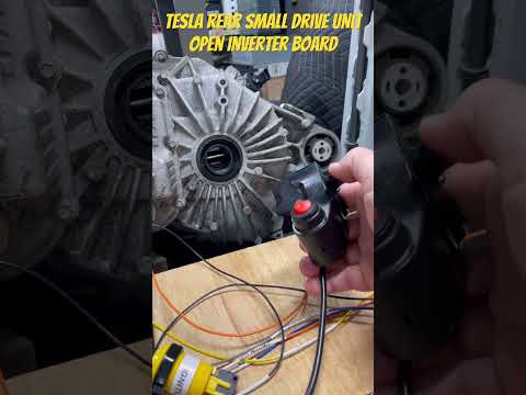Regen Works! Open Inverter with Tesla Small Drive Unit. #vwelectric Regen Works! Open Inverter with Tesla Small Drive Unit. #vwelectric