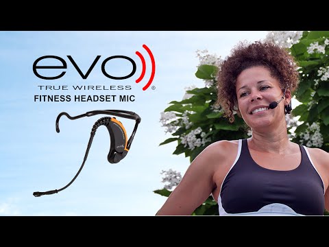 The EVO Wireless Fitness Headset Mic System