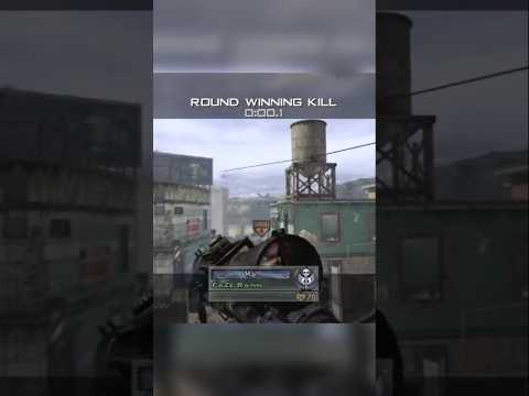 Most ICONIC MW2 Trickshot Ever? #cod #nostalgia
