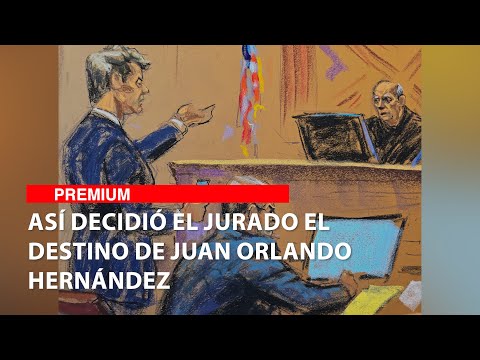 Así decidió el jurado el destino de Juan Orlando Hernández
