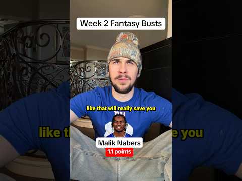 Week 2 <strong>Fantasy</strong> Football Busts🤣