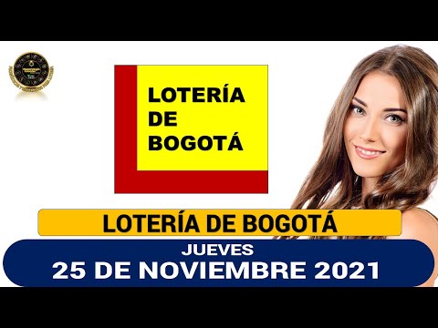 Resultado Lotería de BOGOTÁ Jueves 25 de noviembre 2021