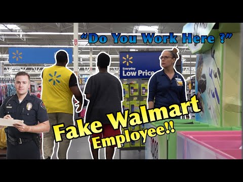 FAKE WALMART MANAGER PRANK (POLICE CALLED)