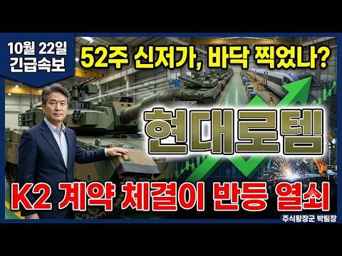 [<strong>현대로템</strong> 주가전망] <strong>현대로템</strong> 실적 쇼크에 52주 신저가! 고점 대비 70% 하락, 지금 봐야 합니다