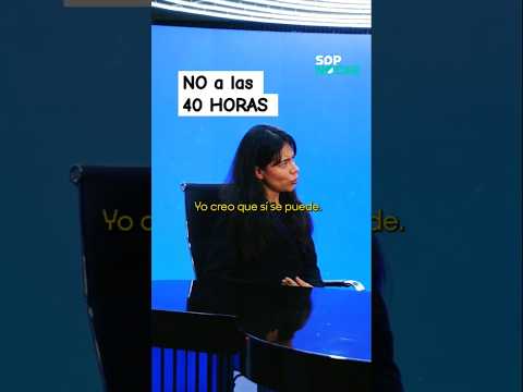 NO a las 40 HORAS , sino a las 35 : VIRI RÍOS  en SDPnoche, con PONCHO GUTIÉRREZ