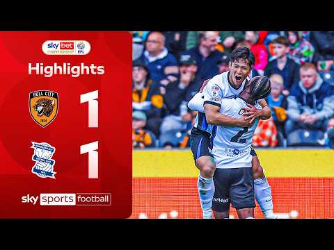 Tomoki Iwata scores brilliant LATE equaliser! 😯 | Hull 1-1 Birmingham | EFL Highlights