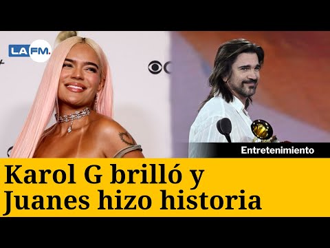 Karol G junto con Juanes marcaron las noche de Grammys 2024 para Colombia