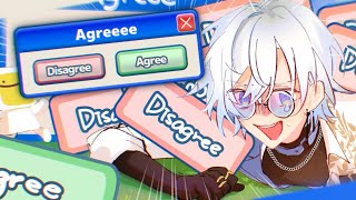 【AGREEEE】 i am NOT reading all that ☝️↔️ 【NIJISANJI EN | Kaelix Debona