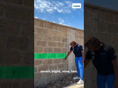 Can you guess how many courses make up the Juja Prime Phase 12 wall?