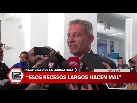 CHUBUT | Esos procesos largos hacen mal, sobre la inactividad de la Legislatura