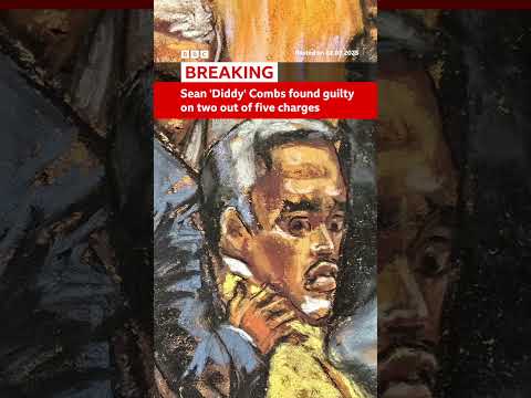 Sean "Diddy" Combs - who was arrested in September last year - is yet to be sentenced. #BBCNews