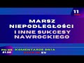 Komentarze dnia Strajku Marsz Niepodleg?o?ci i inne sukcesy Nawrockiego
