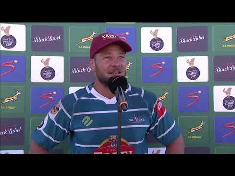 Currie Cup | Round 14 | Tafel Lager Griquas v New Nation Pumas | Interview with Ruan Steenkamp