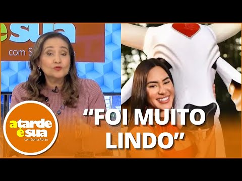 Sonia Abrão se emociona com Isabelle Nogueira no Boi Garantido: “Deu um show”