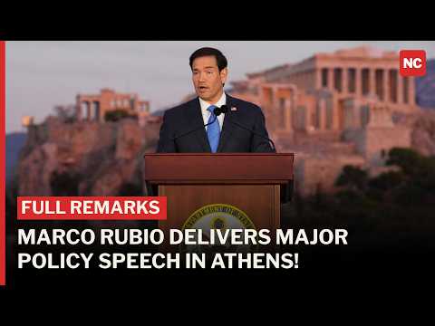 Marco Rubio Delivers Major Policy Speech In Athens On NATO And Transatlantic Ties | AC1Z
