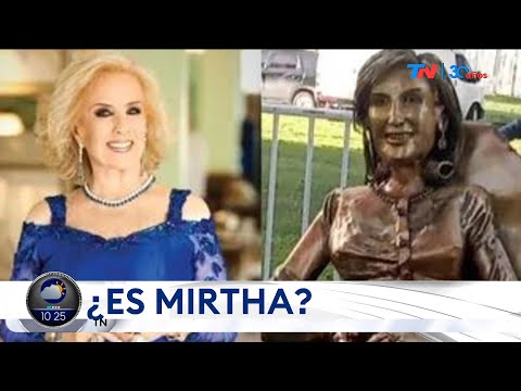 MIRTHA LEGRAND I La polémica estatua de Mirtha Legrand en Villa Cañas. No soy yo