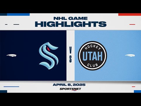 NHL Highlights | Kraken vs. Utah HC - April 8, 2025