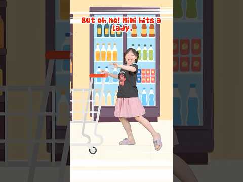 Bài hát tiếng Anh: Mimi Chạy Xe Đẩy Trong Siêu Thị?! | Don’t Play with Shopping Carts Song #safety