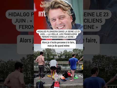 Alex Vizorek réagit à la baignade d'Anne Hidalgo et Emmanuel Macron dans la Seine