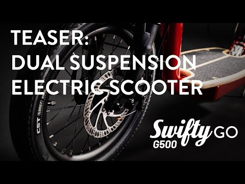 TEASER: Dual Suspension Electric Scooter - Swifty GO G500