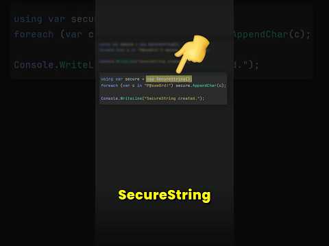 SecureString in C# is not secure