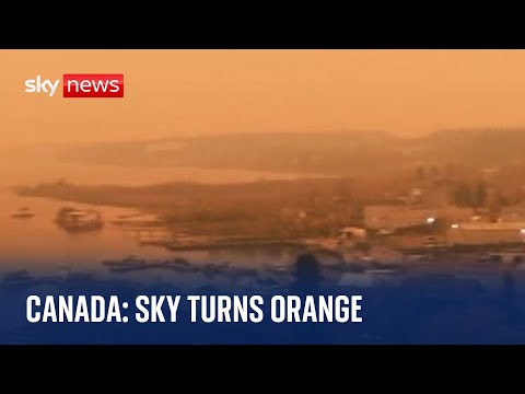 Canada: Why did sky turn orange in Yellowknife?