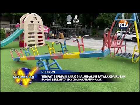 Tempat Bermain Anak Di Alun Alun Pataraksa Rusak