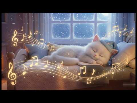 🌙 Słodki Sen Kotka 🐱 | Najspokojniejsza Kołysanka dla Dzieci | Muzyka do Głębokiego Snu