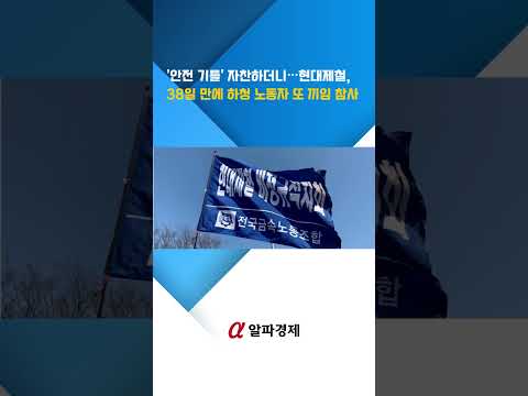 '안전 기틀' 자찬하더니…현대제철, 38일 만에 하청 노동자 또 끼임 참사 : 알파경제TV