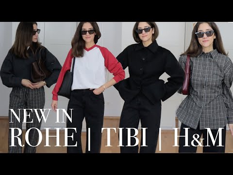 Curated New-In Pieces | Róhe, Tibi & H&M | Try-On & First Impressions